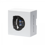 Smartwatch D18, 44mm, Bluetooth, IP67, Μαυρο 
